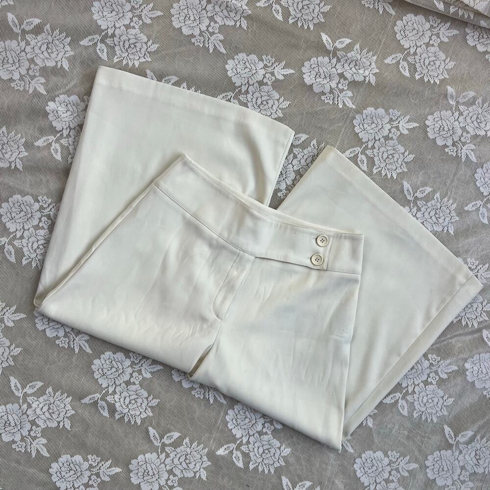 KIT Cream Wide Capri Leg Trousers – Size UK 10 / US 6